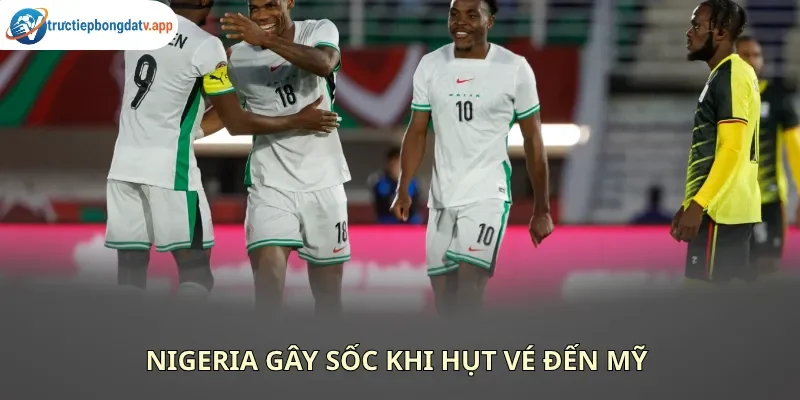 Nigeria gây thất vọng khi hụt vé dự World Cup